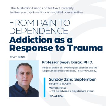 From Pain to Dependence: Addiction as a Response to Trauma – Melbourne